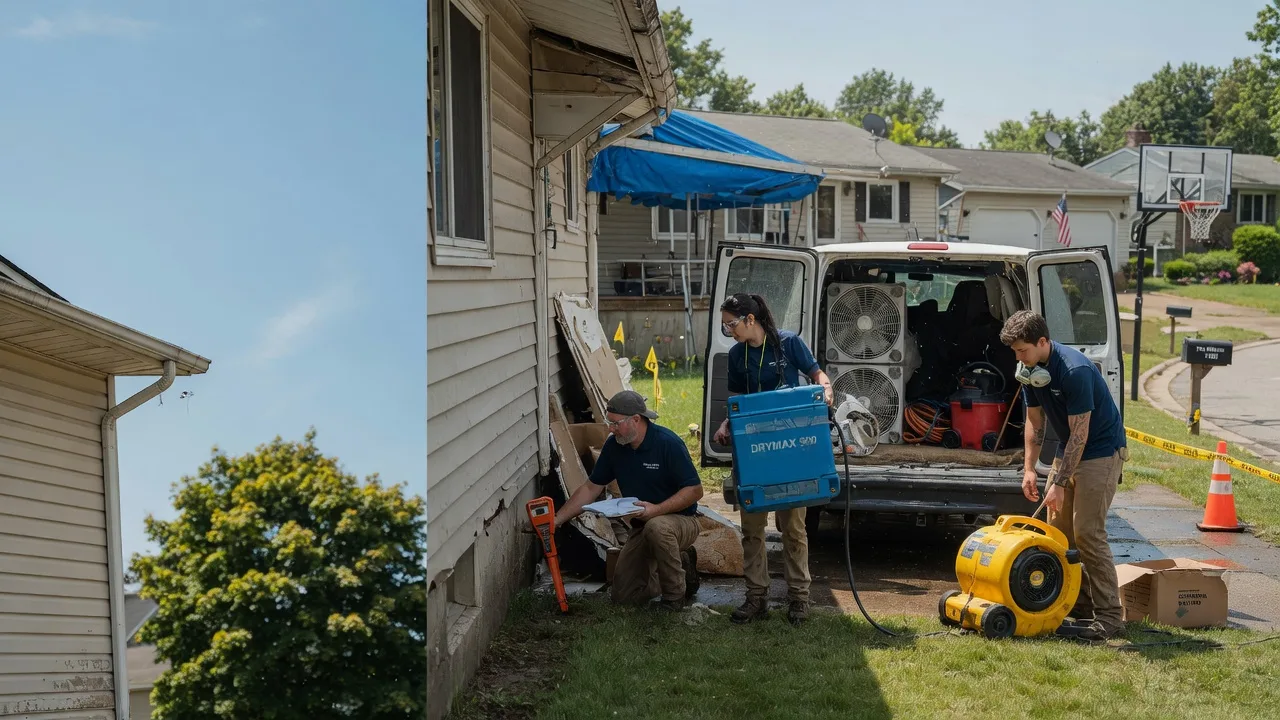 Ceiling Leak Cleanup in Dauphin, PA near me